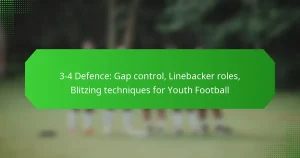 3-4 Defence: Gap control, Linebacker roles, Blitzing techniques for Youth Football
