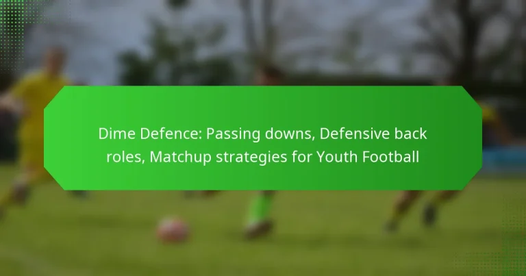 Dime Defence: Passing downs, Defensive back roles, Matchup strategies for Youth Football