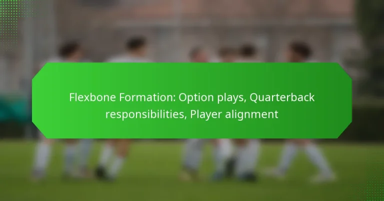 Flexbone Formation: Option plays, Quarterback responsibilities, Player alignment