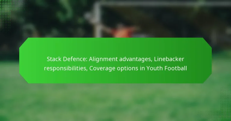 Stack Defence: Alignment advantages, Linebacker responsibilities, Coverage options in Youth Football
